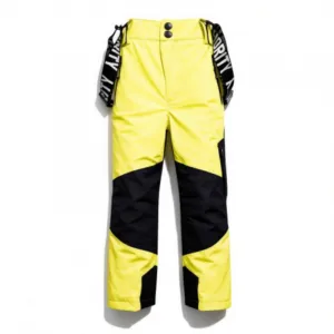 Juniorské lyžiarske nohavice AUTHORITY SP-SNOWTIME neon yellow