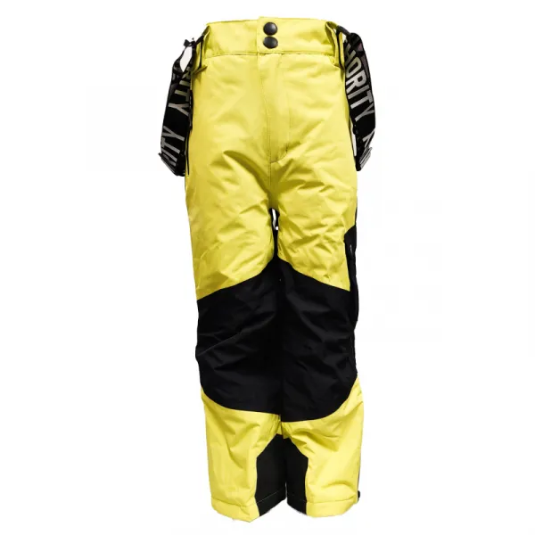 Juniorské lyžiarske nohavice AUTHORITY SP-SNOWTIME neon yellow