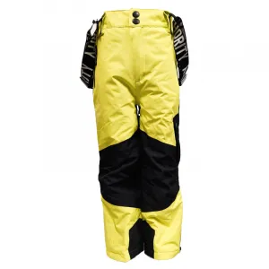 Juniorské lyžiarske nohavice AUTHORITY SP-SNOWTIME neon yellow