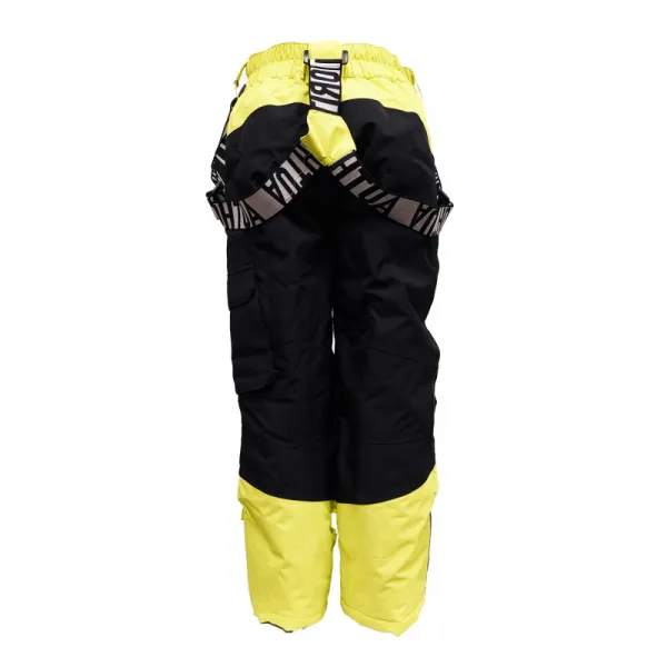 Juniorské lyžiarske nohavice AUTHORITY SP-SNOWTIME neon yellow