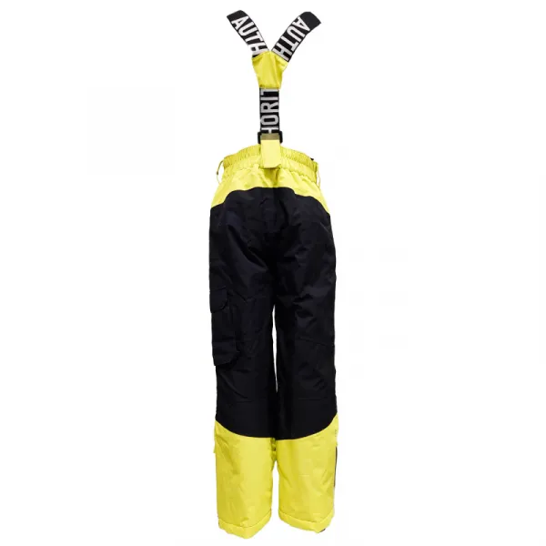 Juniorské lyžiarske nohavice AUTHORITY SP-SNOWTIME neon yellow
