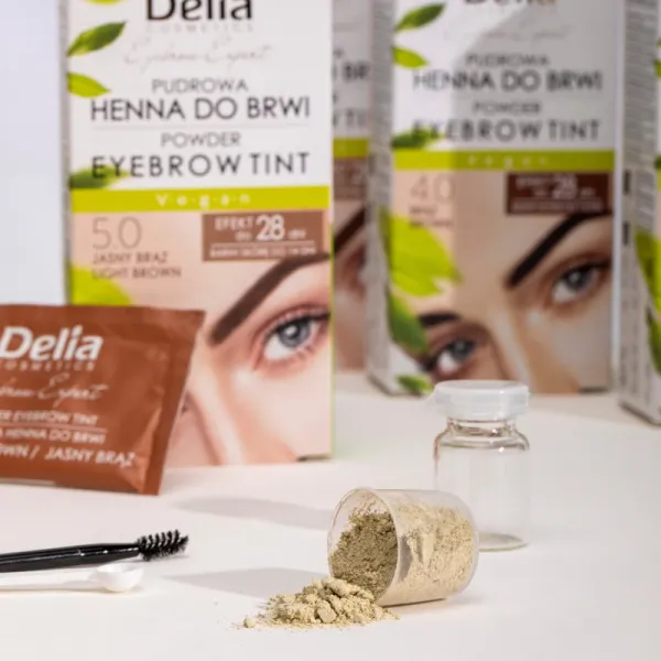 Delia Cosmetics Eyebrow Expert tónovacia farba na obočie odtieň 4.0 Brown 4 g