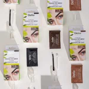 Delia Cosmetics Eyebrow Expert tónovacia farba na obočie odtieň 1.0 Black 4 g