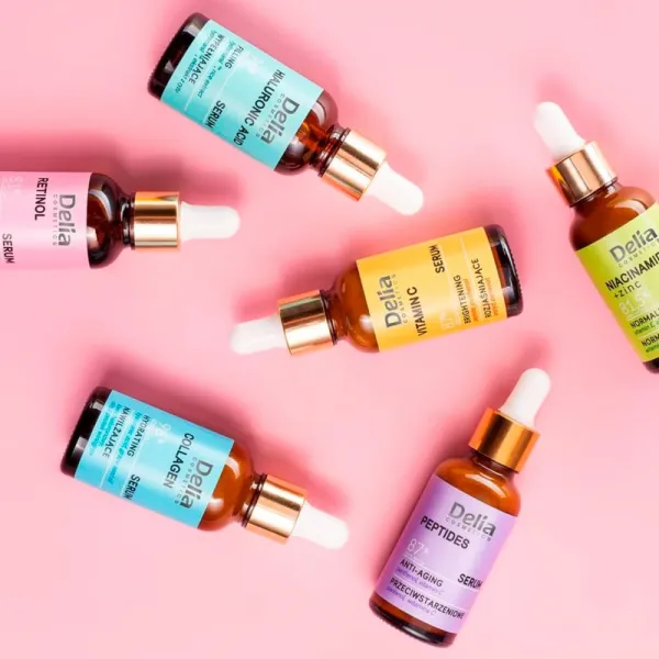 Delia Cosmetics Collagen hydratačné sérum na tvár, krk a dekolt 30 ml
