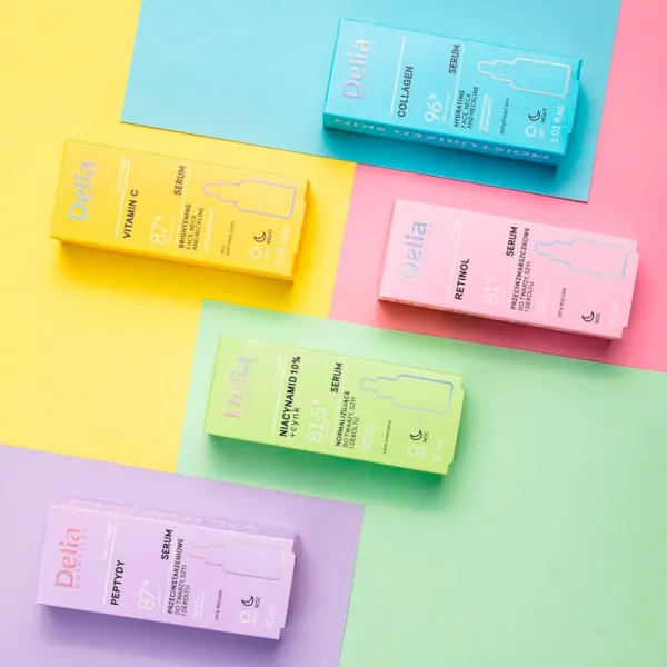 Delia Cosmetics Collagen hydratačné sérum na tvár, krk a dekolt 30 ml