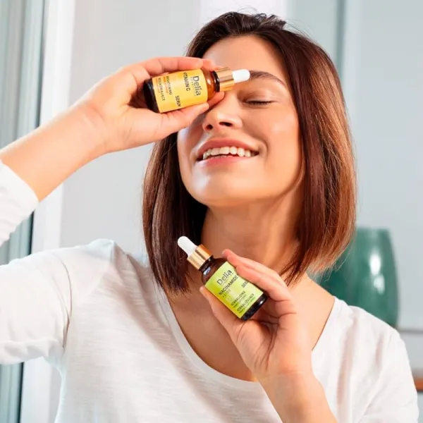 Delia Cosmetics Niacinamide 10% + zinc obnovujúce sérum na tvár, krk a dekolt 30 ml