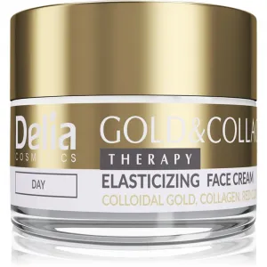 Delia Cosmetics Gold & Collagen Therapy denný krém zvyšujúce elasticitu pokožky 50 ml