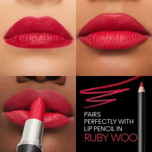 MAC Cosmetics MACximal Silky Matte Lipstick matný rúž odtieň Ruby Woo 3,5 g