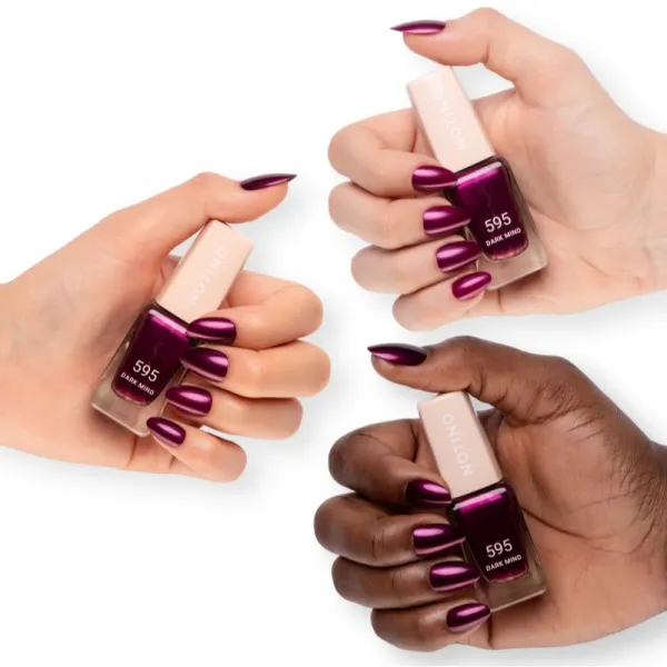 Notino Gel Effect Nail Polish lak na nechty s gélovým efektom 595 Dark Mind 10 ml