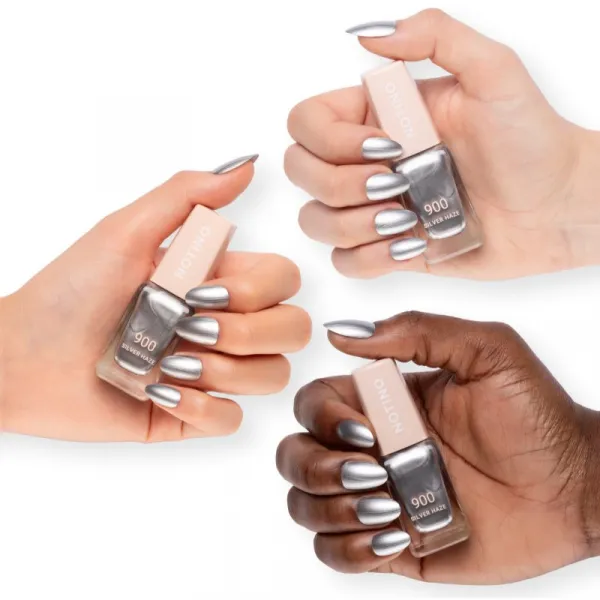 Notino Gel Effect Nail Polish lak na nechty s gélovým efektom 900 Silver Haze 10 ml