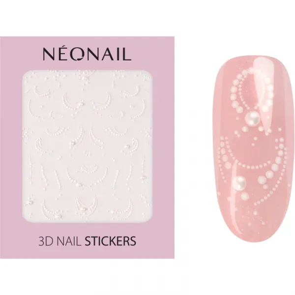 NEONAIL 3D Nail Stickers nálepky na nechty typ 01 1 ks