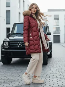Dámska zimná bunda VIRELIA bordová