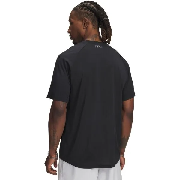 Under Armour TECH REFLECTIVE Pánske tričko, čierna, veľkosť
