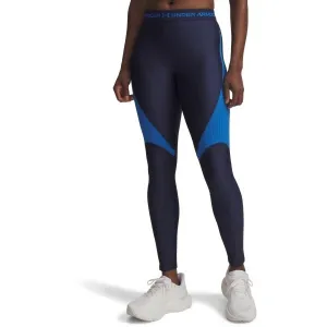Under Armour HEATGEAR RIB LEGGING Dámske legíny, tmavo modrá, veľkosť M