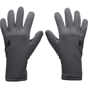 Under Armour STORM FLEECE GLOVES Pánske rukavice, tmavo sivá, veľkosť S