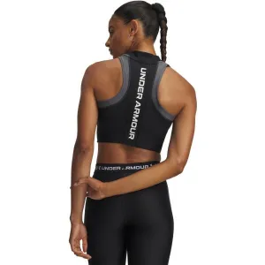 Under Armour HEATGEAR RIB Dámsky top, čierna, veľkosť L