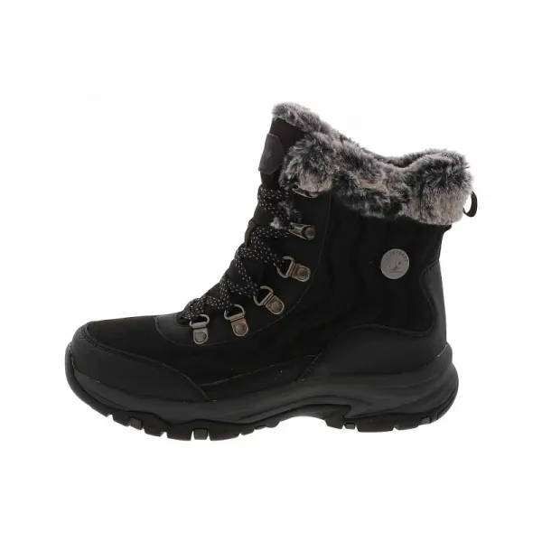 Dámske vysoké zimné topánky SKECHERS Trego Stormie WP W black black