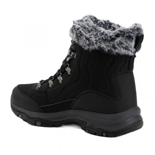 Dámske vysoké zimné topánky SKECHERS Trego Stormie WP W black black