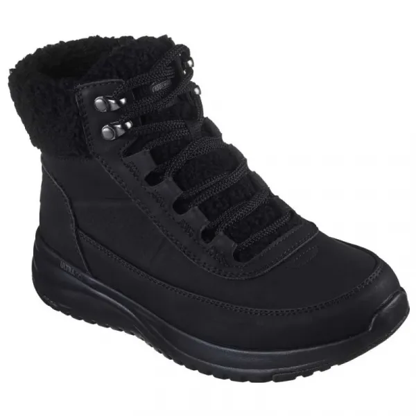 Dámske členkové zimné topánky SKECHERS Stellar Alpine Adventure WP W black black