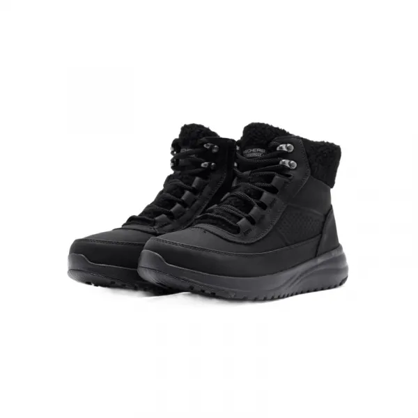 Dámske členkové zimné topánky SKECHERS Stellar Alpine Adventure WP W black black