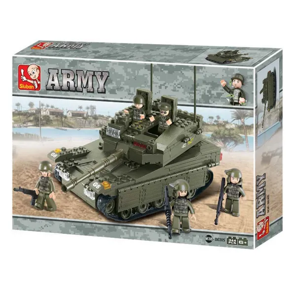 Stavebnica SLUBAN M38-B0305 Tank Merkava