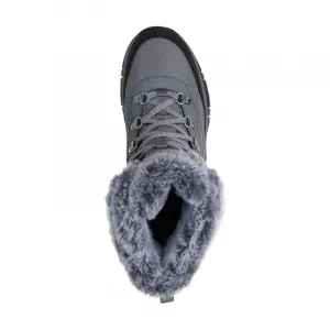 Dámske vysoké zimné topánky SKECHERS Trego Stormie WP W charcoal black