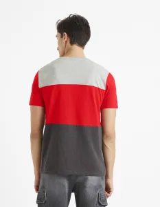 Celio Vetrois T-shirt with stripes - Men's