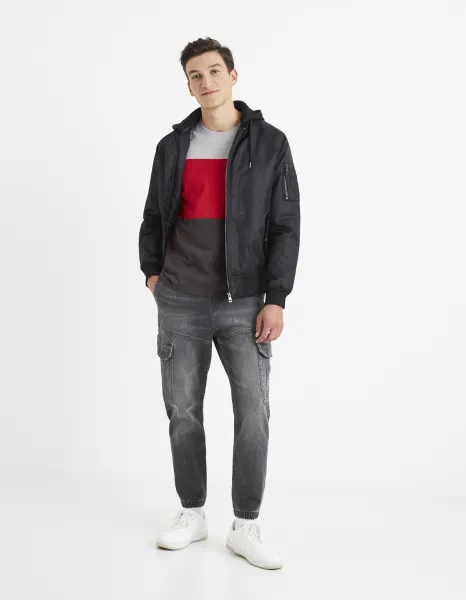 Celio Vetrois T-shirt with stripes - Men's