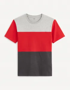 Celio Vetrois T-shirt with stripes - Men's