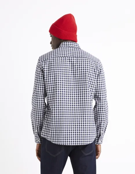 Celio Flannel Shirt Caotwich - Men's