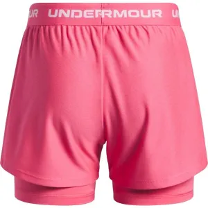Under Armour TECH PLAY UP 2N1 SHORT Dievčenské šortky, ružová, veľkosť L