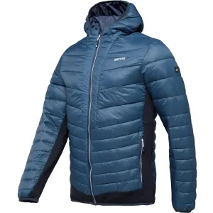 REGATTA OUTDOORS LEEDRE HYBRID Pánska bunda, tmavo modrá, veľkosť