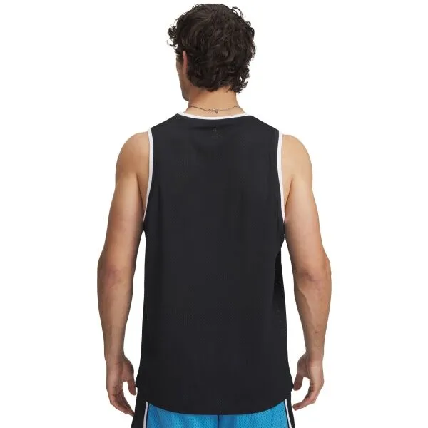 Under Armour ZONE PRO MESH TANK Pánske basketbalové tielko, čierna, veľkosť M