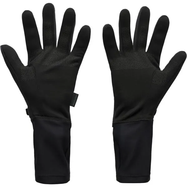 Under Armour STORM FLEECE RUN GLOVES Pánske rukavice, čierna, veľkosť M