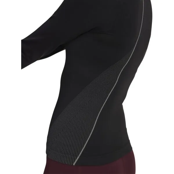 Under Armour VANISH SEAMLESS 1/4 ZIP Dámske tričko s dlhým rukávom, čierna, veľkosť M