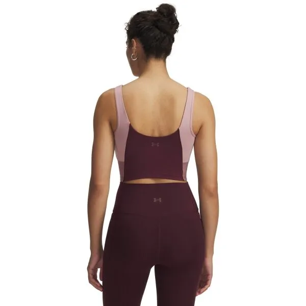 Under Armour MERIDIAN COLORBLOCK TANK Dámske športové tielko, hnedá, veľkosť