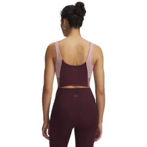 Under Armour MERIDIAN COLORBLOCK TANK Dámske športové tielko, hnedá, veľkosť