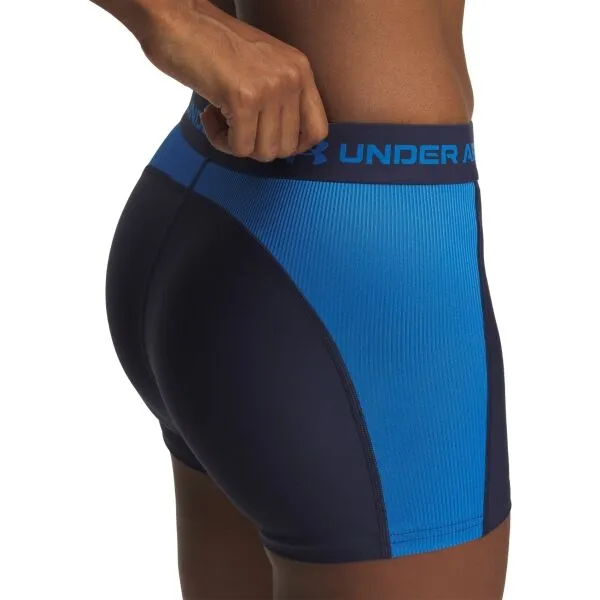 Under Armour HEATGEAR RIB SHORTY Dámske krátke nohavice, tmavo modrá, veľkosť M