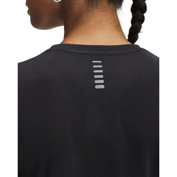 Under Armour LAUNCH JACQUARD Dámske tričko, čierna, veľkosť S