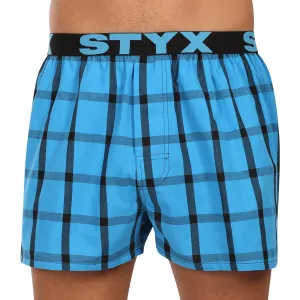 10PACK pánske trenky Styx športová guma viacfarebné (10B0106) M, trenírky
