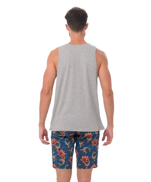Pánske tričko 69SLAM PINE SKULL GREY (MSNPLL-GY) M