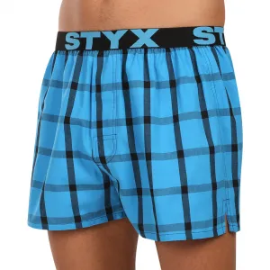 3PACK pánske trenky Styx športová guma viacfarebné (3B010106) M, trenírky