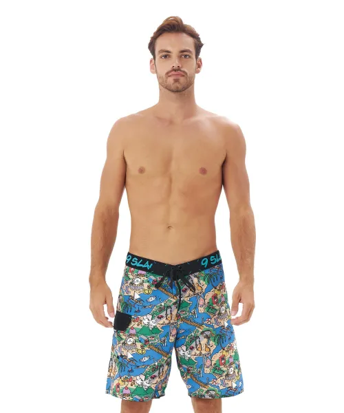 Pánske plavky 69SLAM BALI LONG (SLLBAL-PM) 32