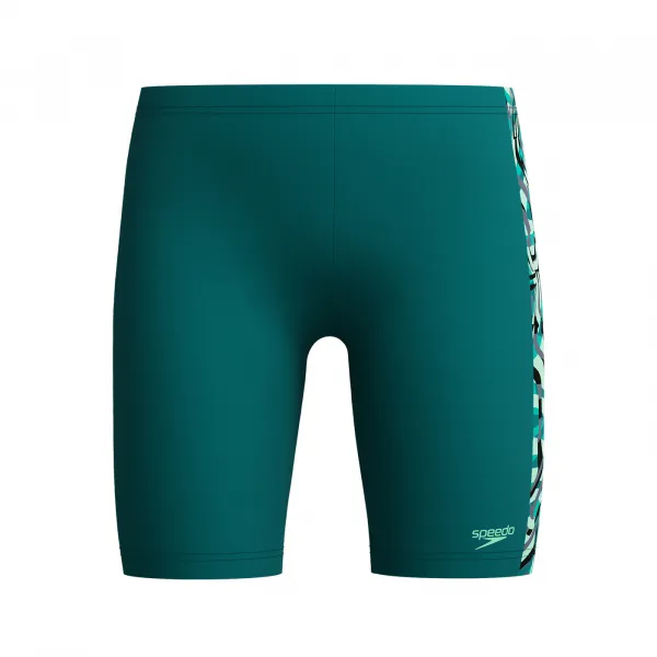 Speedo digital allover panel jammer green 128cm