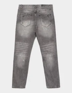 Supply&demand Nohavice  Slim   Ripped Jeans Rhinestone
