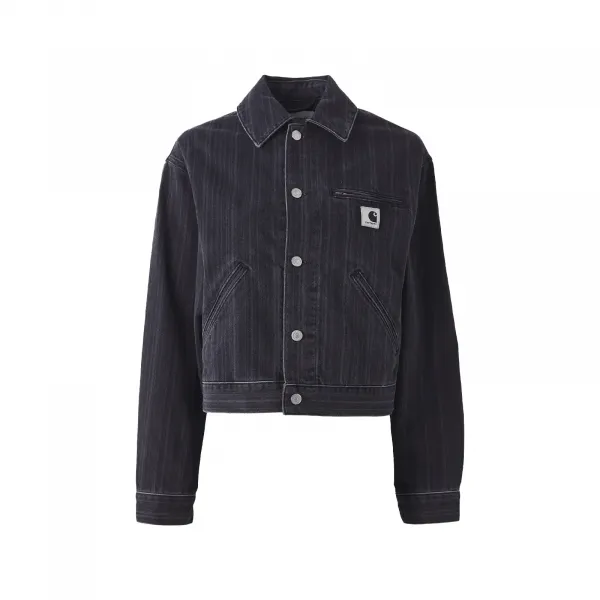 Carhartt WIP Rylan Stripe Jacket W "Black" (I035571-32I06)