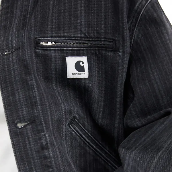 Carhartt WIP Rylan Stripe Jacket W "Black" (I035571-32I06)