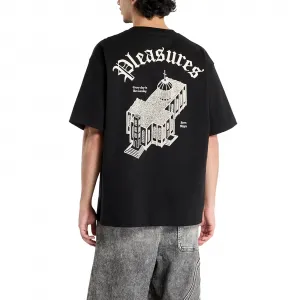 Pleasures Chapel Heavyweight Shirt "Black" (P25SU021-BLACK)