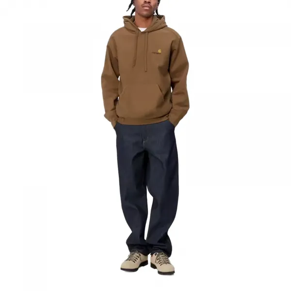 Carhartt WIP Hooded American Script "Hamilton Brown" (I028279-HZXX)