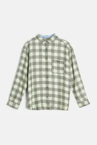 Košeľa Camel Active Blouse Lime Green Check